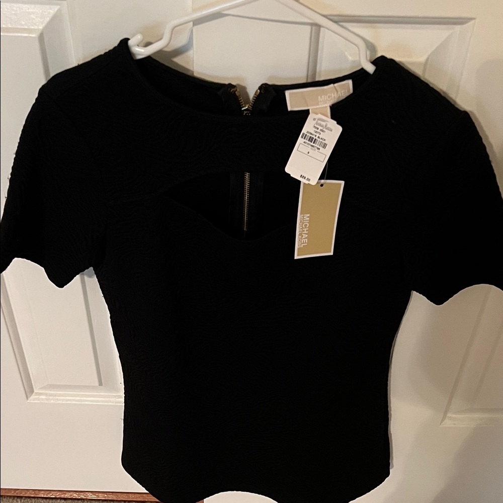 Michael Kors Elegant Black Blouse